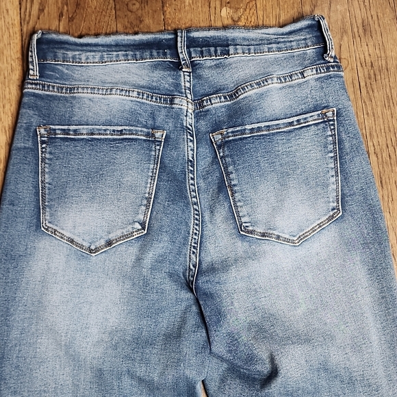 Seamed Skinny Denim Stitching High Rise Jeans Medium - Picture 7 of 8